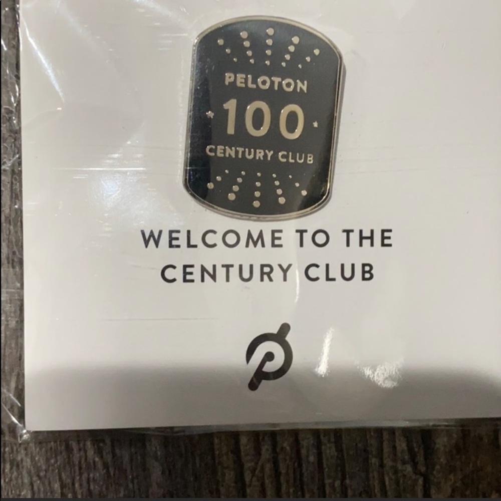 Peloton Century Club Pin